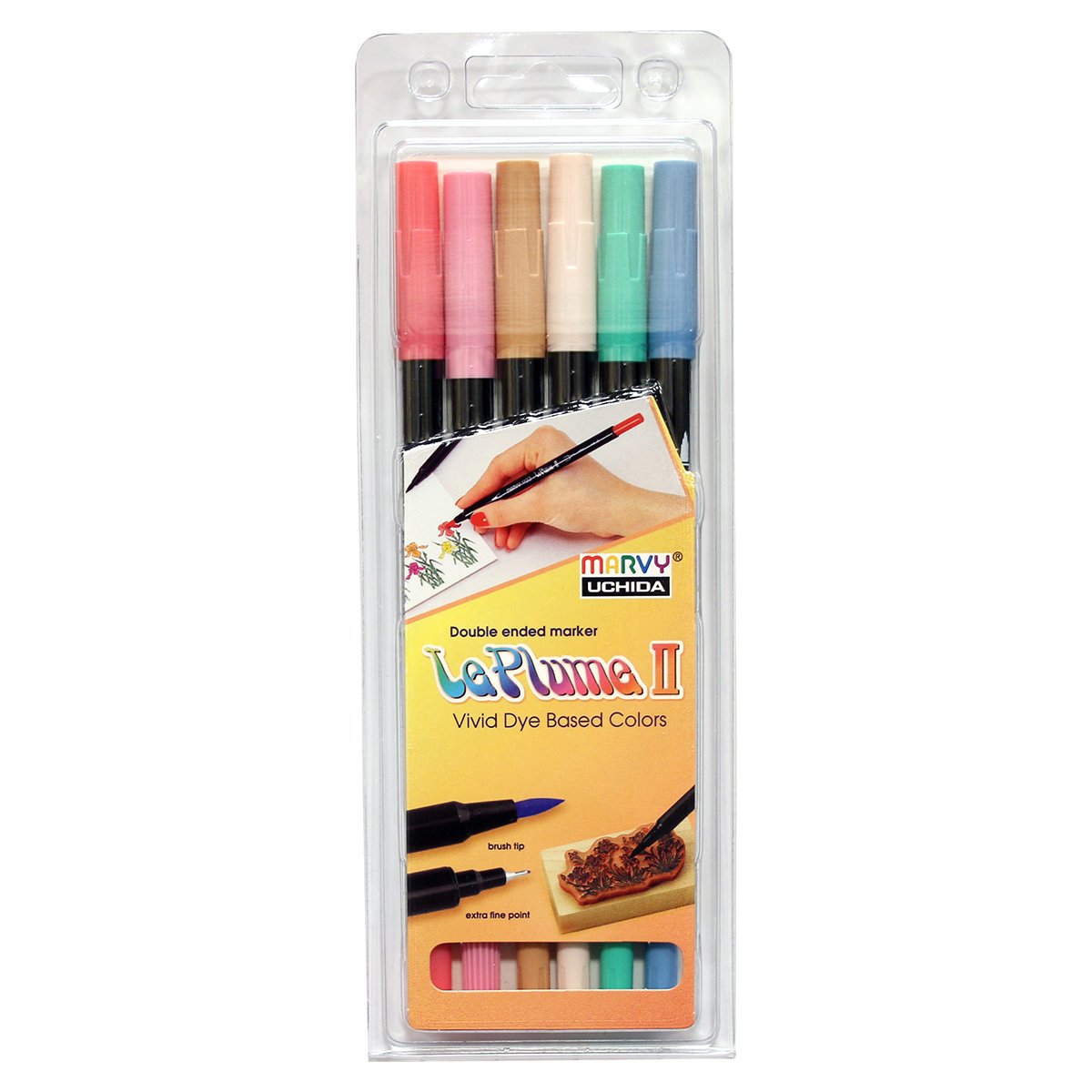 Marvy Le Pen Set of 6, Pastel Colors