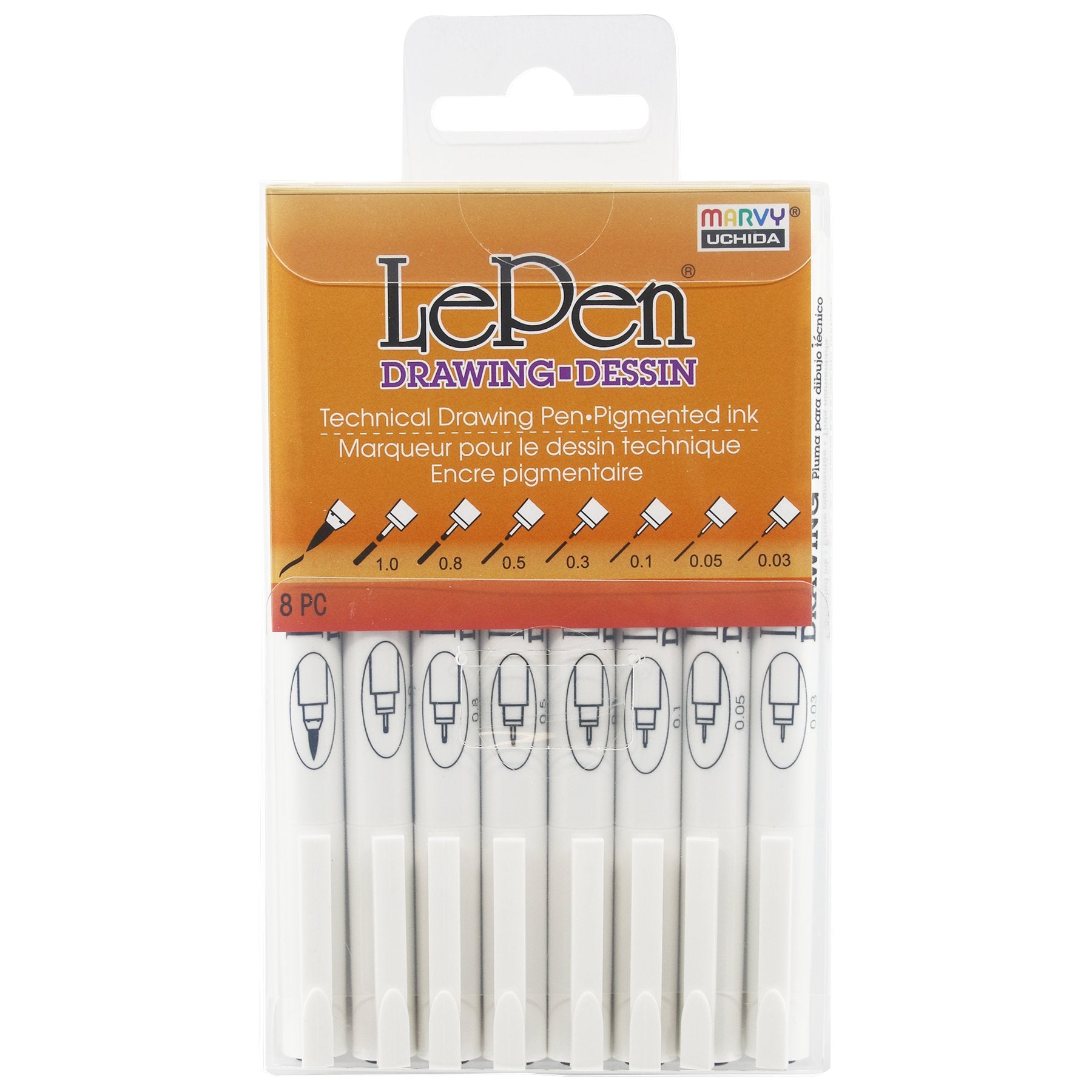 LePen Technical Drawing Pen Set/8  Spokane Art Supply – spokane