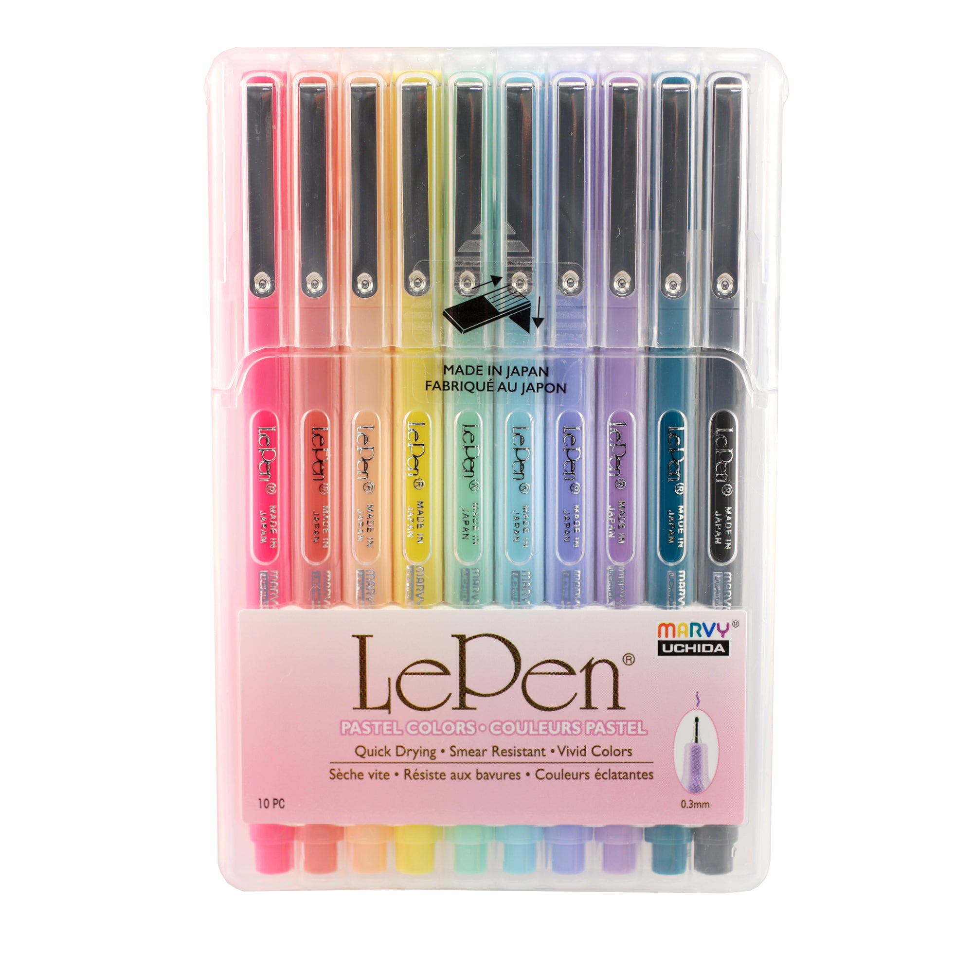 Le Pen Flex Sets, 6-Pen Pastel Colors Set - MICA Store