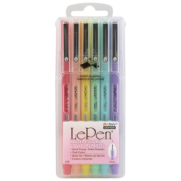 LePen 6 piece pastel set - Lepen Store