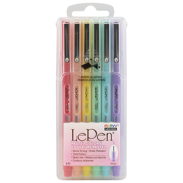 LePen Pastel Color Set of 6 – Crush