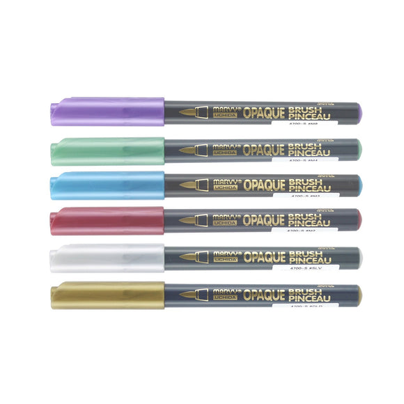 Marvy Calligraphy Marker 3.5mm Blue