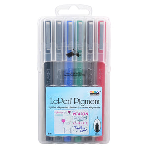 Marvy Le Pen Pigment Primary Colors Set